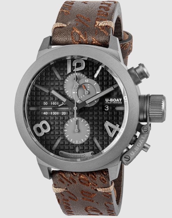 Replica U-Boat CLASSICO 45 TITANIUM TUNGSTEN BLACK RIGHT HOOK 3005 Watch (image for) Replica U-Boat CLASSICO 45 TITANIUM TUNGSTEN BLACK RIGHT HOOK 3005 Watch